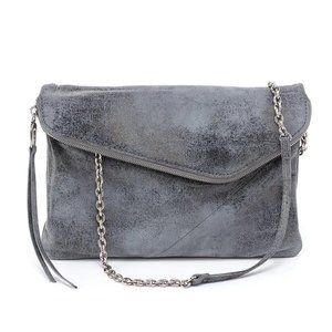 NWT HOBO Buffed Hide Collection Jessa Leather Clutch/ Shoulder Bag